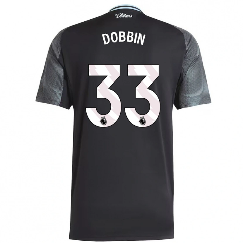 Danxen Damen Lewis Dobbin #33 Schwarz Himmelblau Auswärtstrikot Trikot 2025/26 T-Shirt Österreich