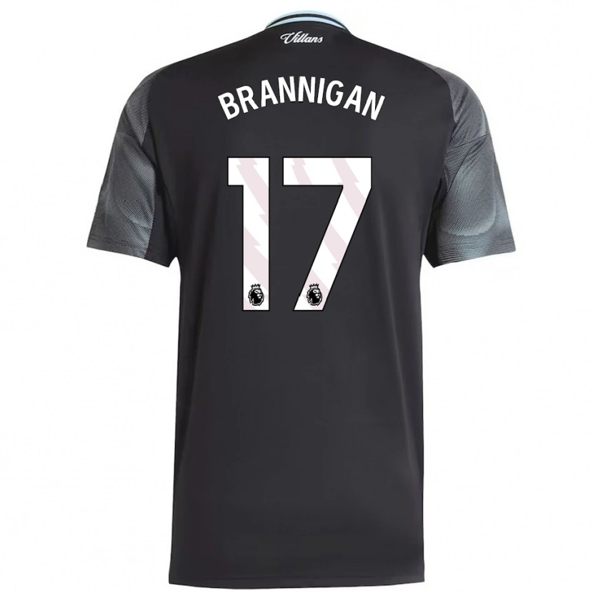 Danxen Damen Cole Brannigan #17 Schwarz Himmelblau Auswärtstrikot Trikot 2025/26 T-Shirt Österreich