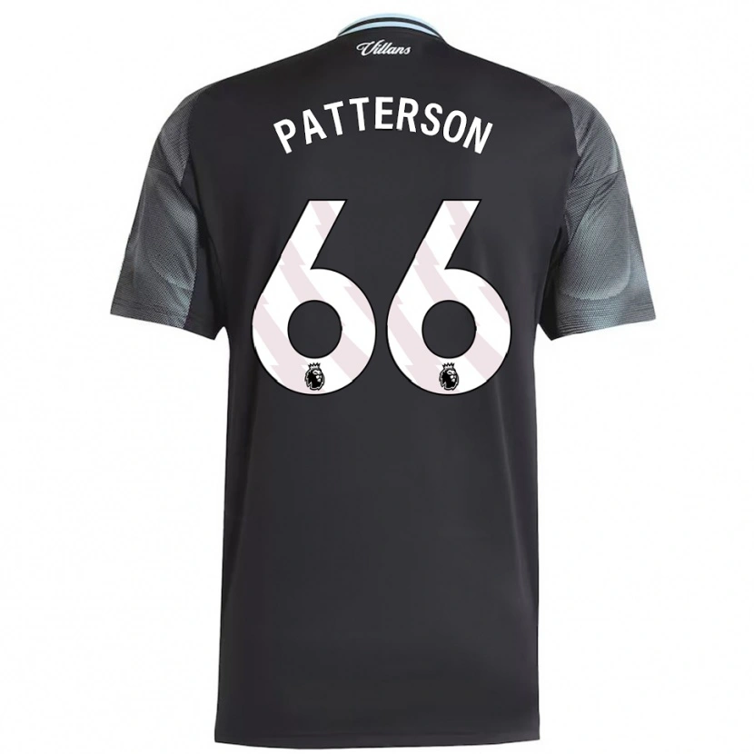 Danxen Damen Travis Patterson #66 Schwarz Himmelblau Auswärtstrikot Trikot 2025/26 T-Shirt Österreich