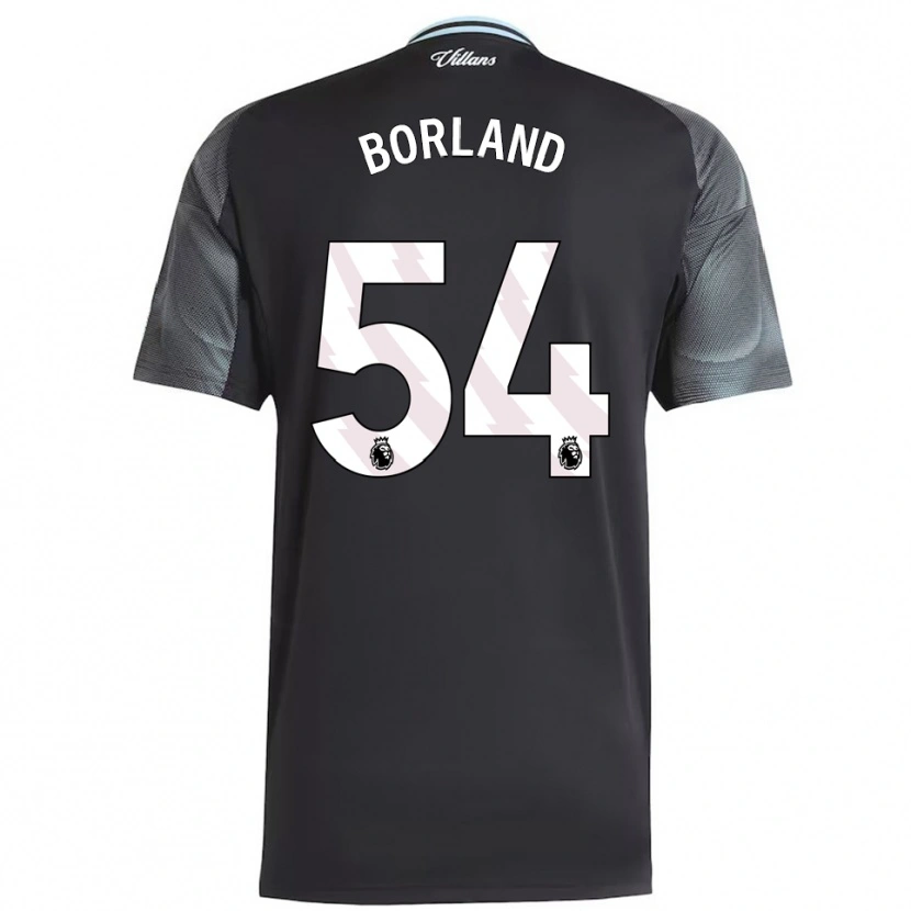 Danxen Damen Aidan Borland #54 Schwarz Himmelblau Auswärtstrikot Trikot 2025/26 T-Shirt Österreich