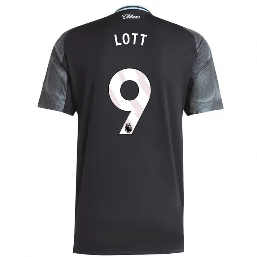 Danxen Damen Max Lott #9 Schwarz Himmelblau Auswärtstrikot Trikot 2025/26 T-Shirt Österreich