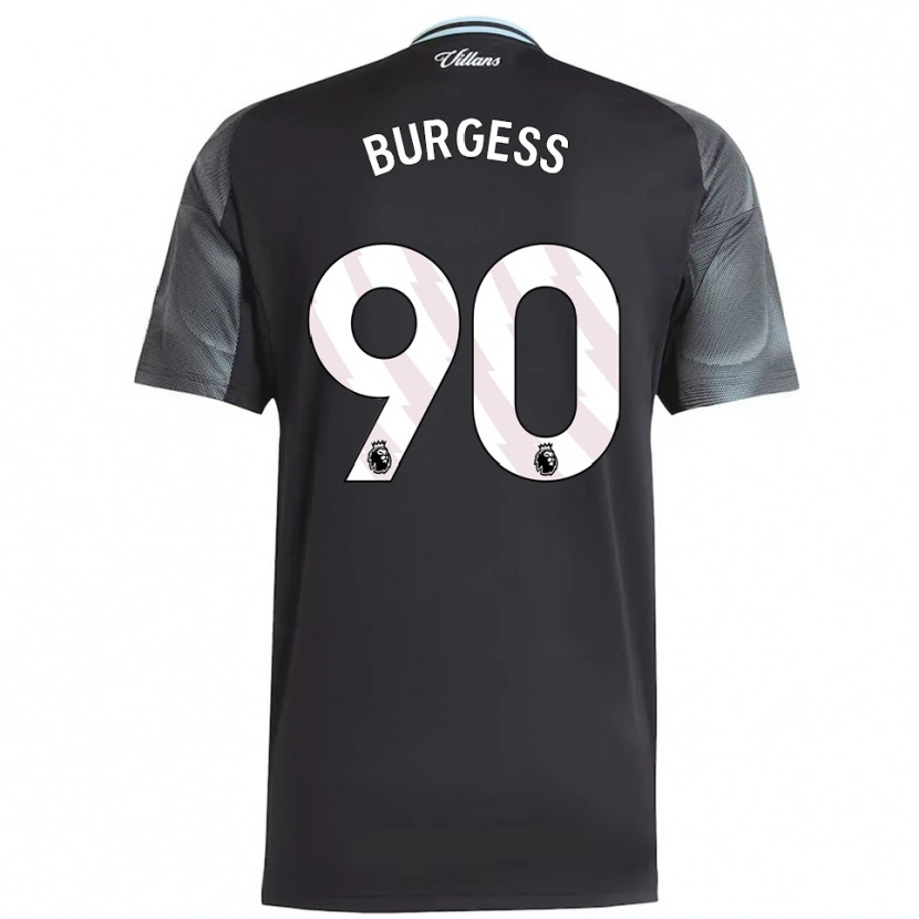 Danxen Damen Woody Burgess #90 Schwarz Himmelblau Auswärtstrikot Trikot 2025/26 T-Shirt Österreich