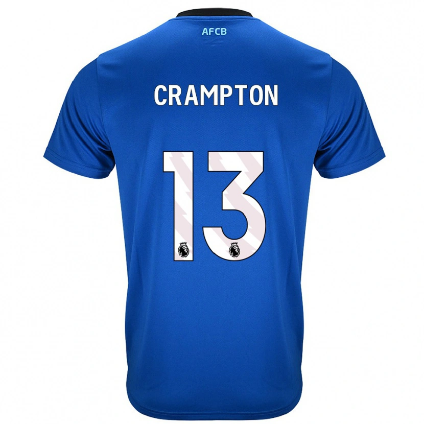 Danxen Damen Kai Crampton #13 Blau Schwarz Auswärtstrikot Trikot 2025/26 T-Shirt Österreich