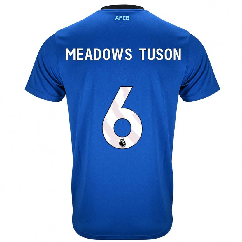 Danxen Damen Freya Meadows Tuson #6 Blau Schwarz Auswärtstrikot Trikot 2025/26 T-Shirt Österreich