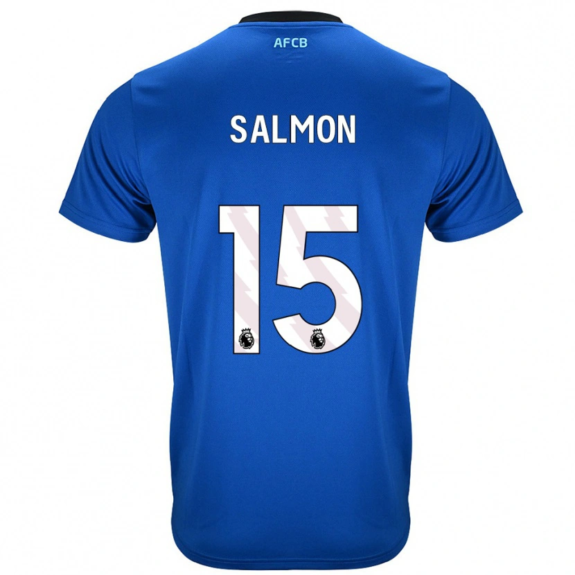 Danxen Damen Josh Salmon #15 Blau Schwarz Auswärtstrikot Trikot 2025/26 T-Shirt Österreich