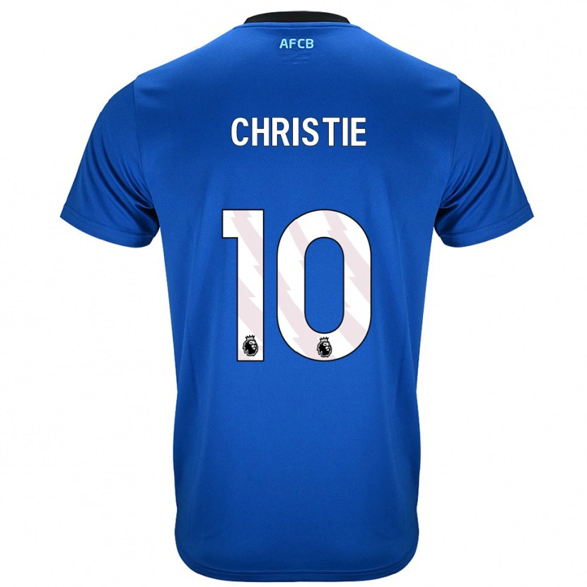 Danxen Damen Ryan Christie #10 Blau Schwarz Auswärtstrikot Trikot 2025/26 T-Shirt Österreich