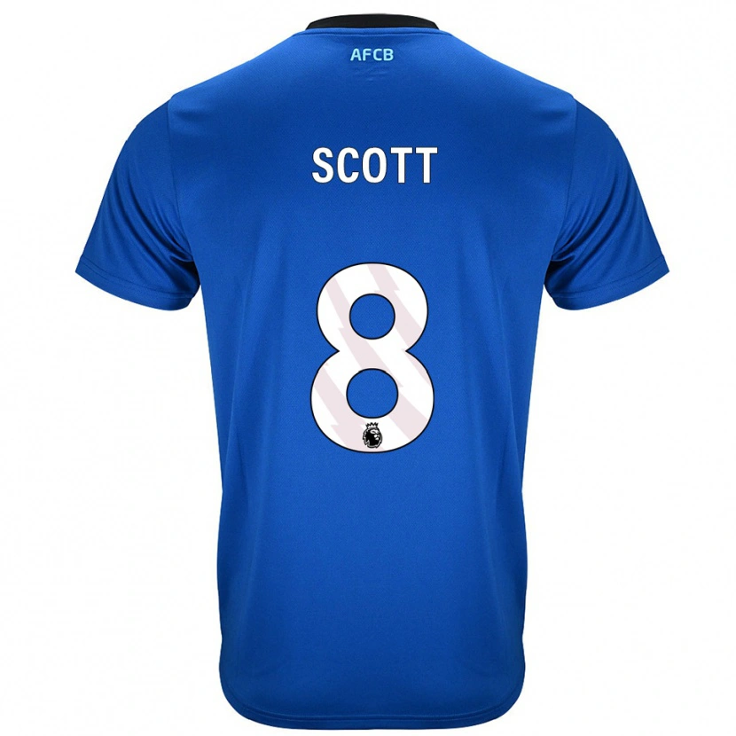 Danxen Damen Alex Scott #8 Blau Schwarz Auswärtstrikot Trikot 2025/26 T-Shirt Österreich