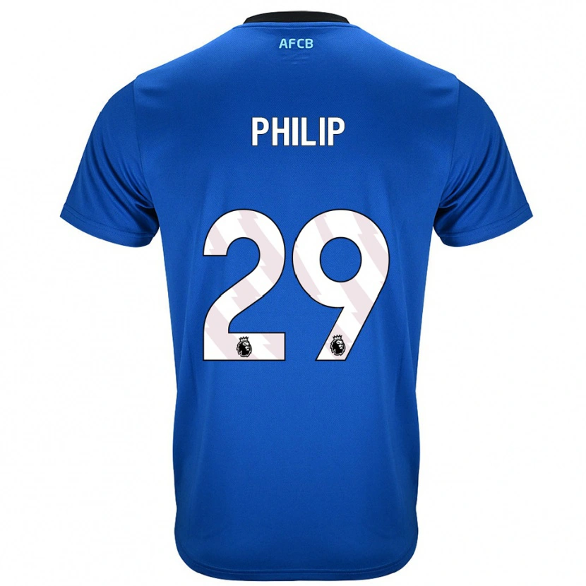 Danxen Damen Philip Billing #29 Blau Schwarz Auswärtstrikot Trikot 2025/26 T-Shirt Österreich