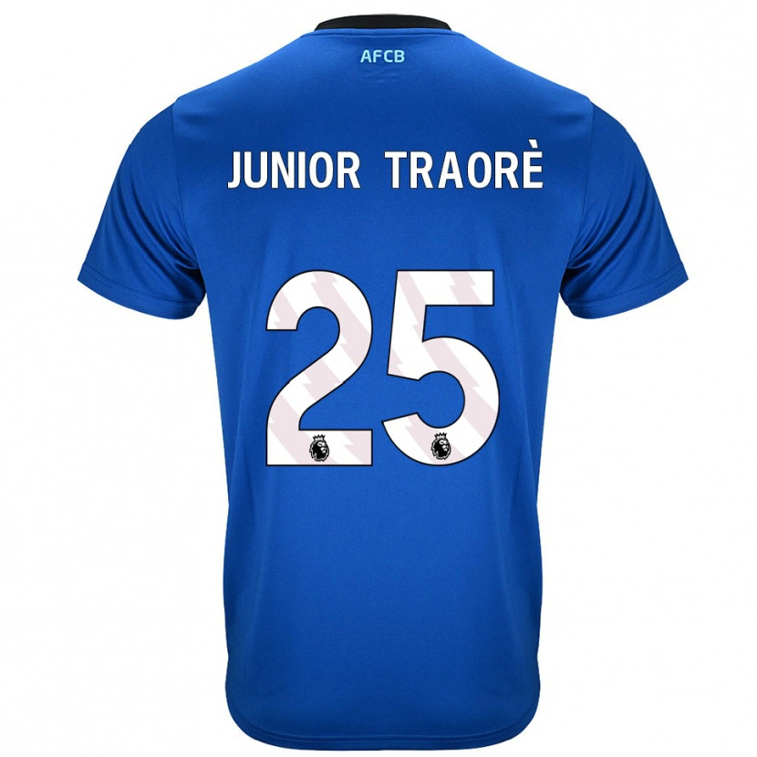 Danxen Damen Hamed Junior Traoré #25 Blau Schwarz Auswärtstrikot Trikot 2025/26 T-Shirt Österreich