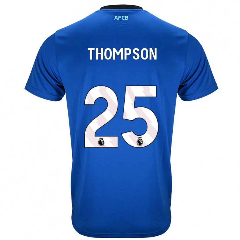 Danxen Damen Kenni Thompson #25 Blau Schwarz Auswärtstrikot Trikot 2025/26 T-Shirt Österreich