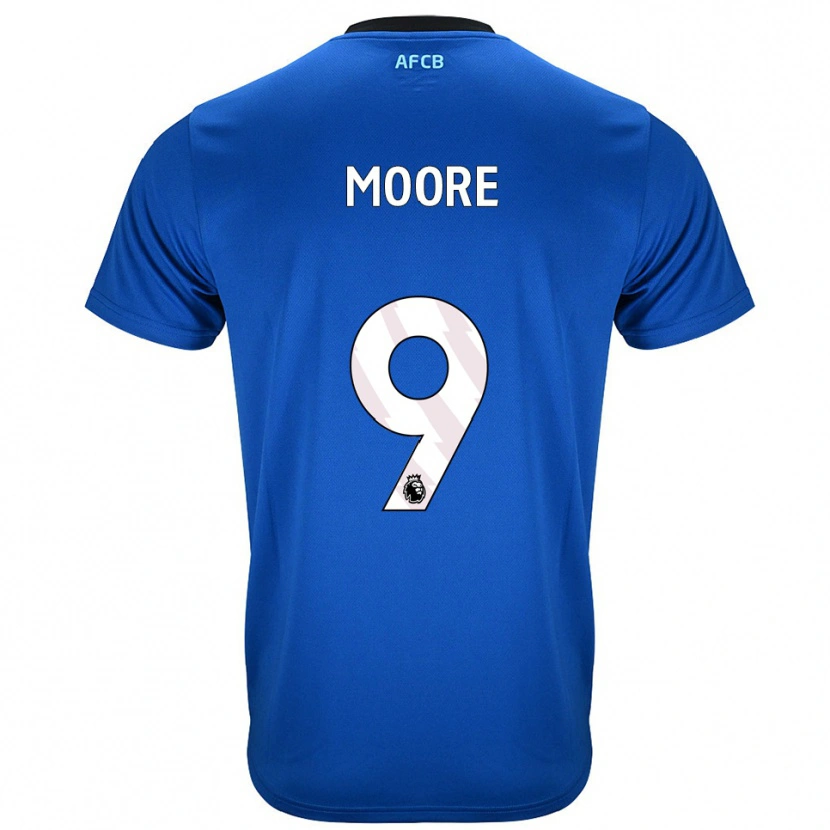 Danxen Damen Kobel Moore #9 Blau Schwarz Auswärtstrikot Trikot 2025/26 T-Shirt Österreich