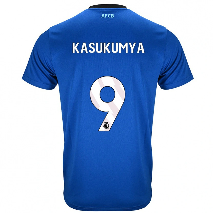 Danxen Damen Kashanga Kasukumya #9 Blau Schwarz Auswärtstrikot Trikot 2025/26 T-Shirt Österreich
