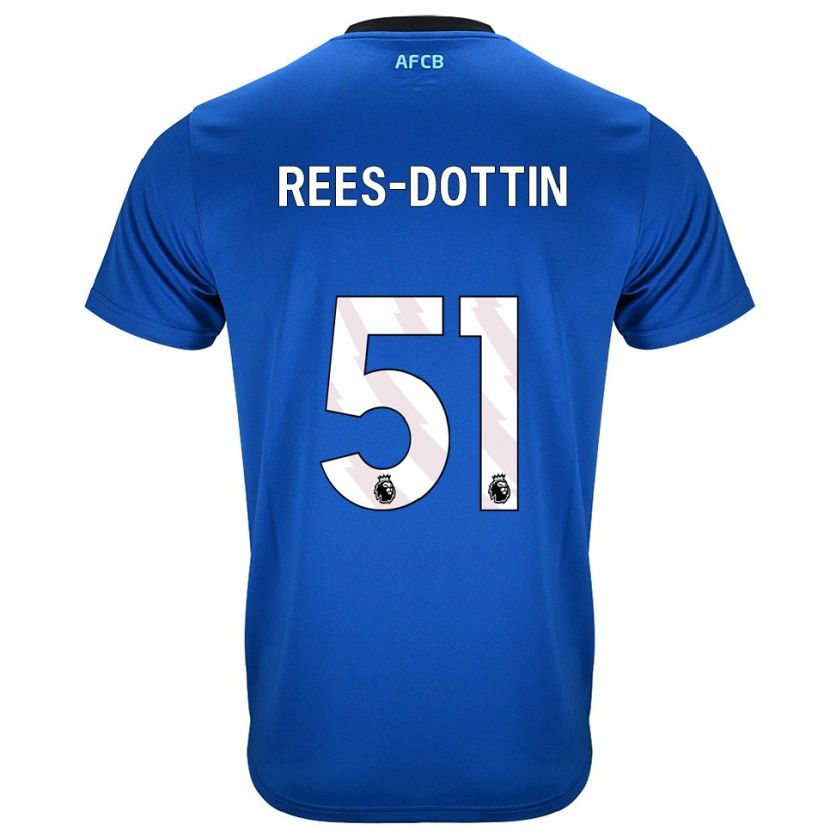 Danxen Damen Remy Rees-Dottin #51 Blau Schwarz Auswärtstrikot Trikot 2025/26 T-Shirt Österreich