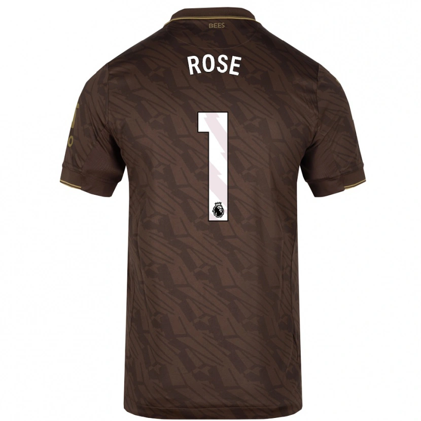 Danxen Damen Reggie Rose #1 Braun Gold Auswärtstrikot Trikot 2025/26 T-Shirt Österreich