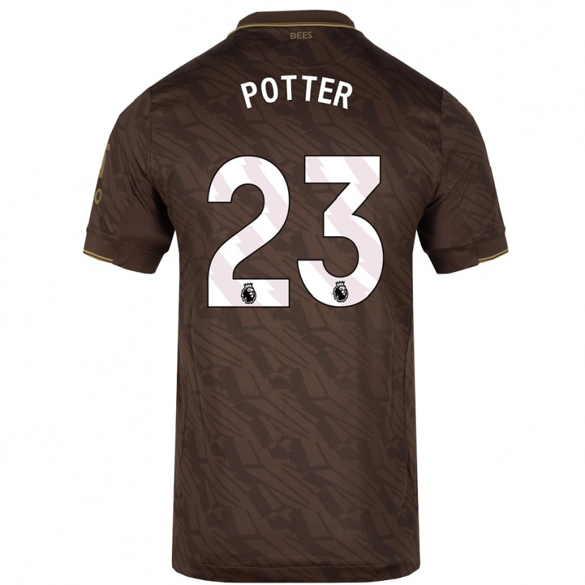 Danxen Damen Lucy Potter #23 Braun Gold Auswärtstrikot Trikot 2025/26 T-Shirt Österreich