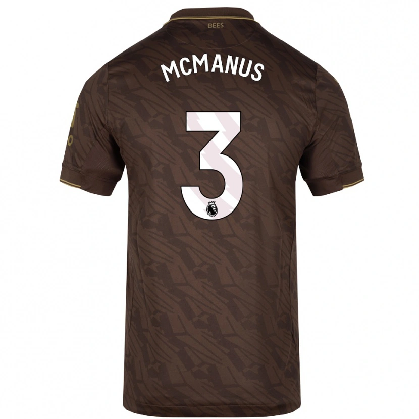 Danxen Damen Conor Mcmanus #3 Braun Gold Auswärtstrikot Trikot 2025/26 T-Shirt Österreich