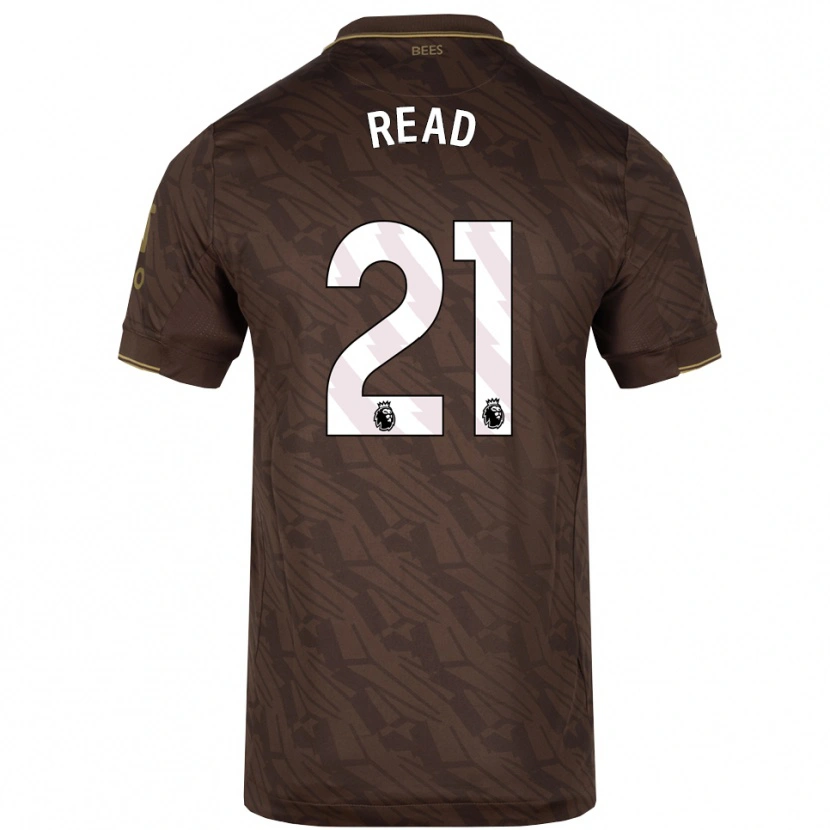 Danxen Damen Samantha Read #21 Braun Gold Auswärtstrikot Trikot 2025/26 T-Shirt Österreich