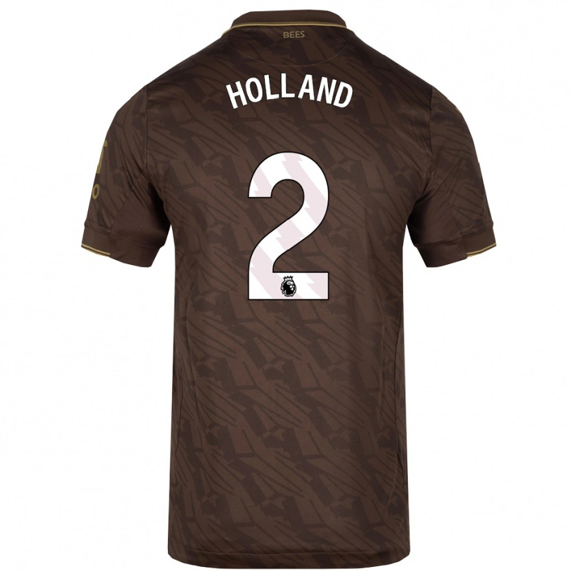 Danxen Damen Isaac Holland #2 Braun Gold Auswärtstrikot Trikot 2025/26 T-Shirt Österreich
