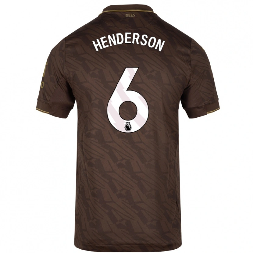 Danxen Damen Jordan Henderson #6 Braun Gold Auswärtstrikot Trikot 2025/26 T-Shirt Österreich