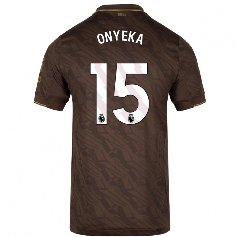 Danxen Damen Frank Onyeka #15 Braun Gold Auswärtstrikot Trikot 2025/26 T-Shirt Österreich