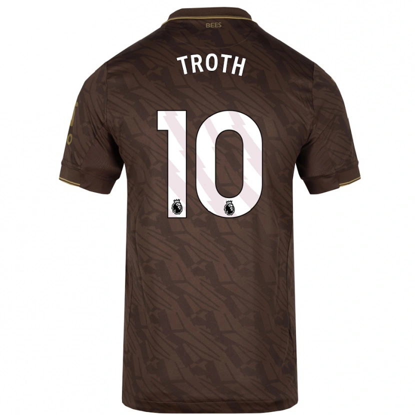 Danxen Damen Sophie Troth #10 Braun Gold Auswärtstrikot Trikot 2025/26 T-Shirt Österreich