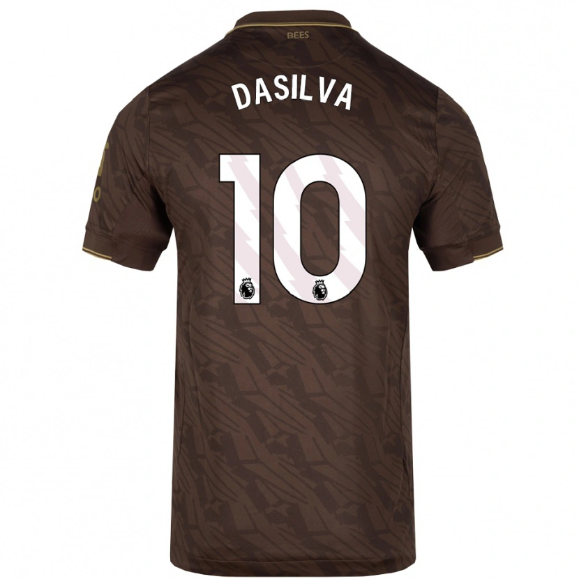 Danxen Damen Josh Dasilva #10 Braun Gold Auswärtstrikot Trikot 2025/26 T-Shirt Österreich