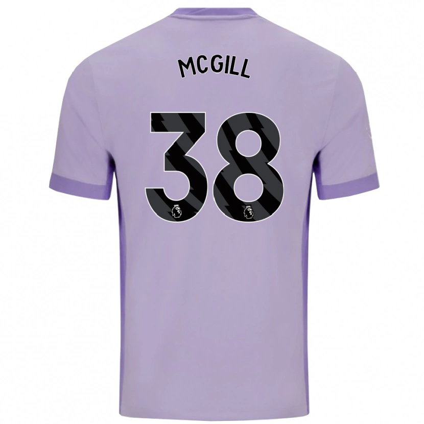 Danxen Damen Tom Mcgill #38 Taro Lila Weiß Auswärtstrikot Trikot 2025/26 T-Shirt Österreich