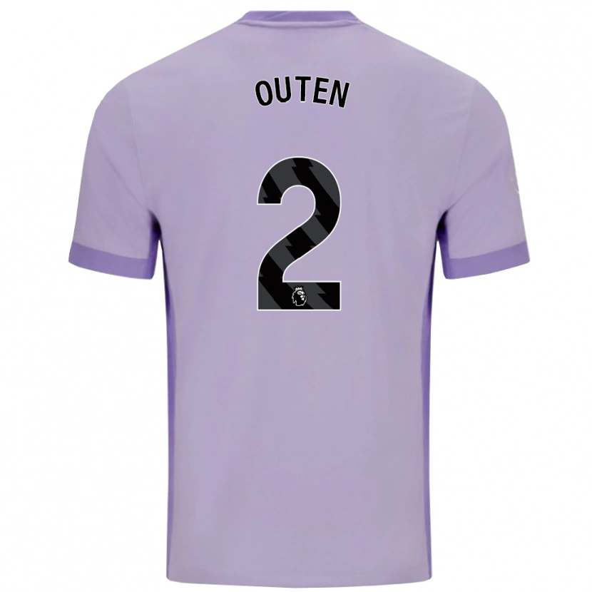 Danxen Damen Theo Outen #2 Taro Lila Weiß Auswärtstrikot Trikot 2025/26 T-Shirt Österreich