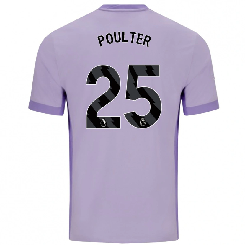 Danxen Damen Hannah Poulter #25 Taro Lila Weiß Auswärtstrikot Trikot 2025/26 T-Shirt Österreich