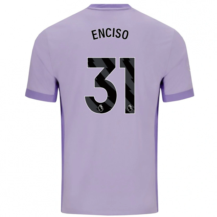 Danxen Damen Julio Enciso #31 Taro Lila Weiß Auswärtstrikot Trikot 2025/26 T-Shirt Österreich