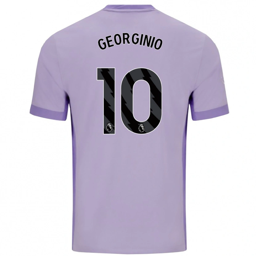 Danxen Damen Georginio Rutter #10 Taro Lila Weiß Auswärtstrikot Trikot 2025/26 T-Shirt Österreich