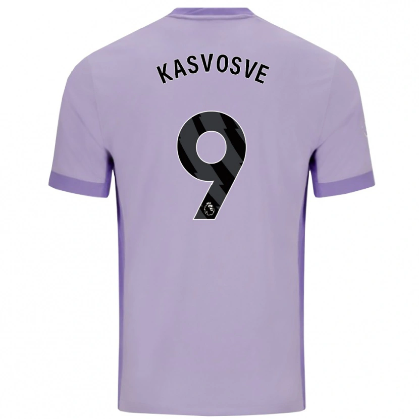 Danxen Damen Henry Kasvosve #9 Taro Lila Weiß Auswärtstrikot Trikot 2025/26 T-Shirt Österreich