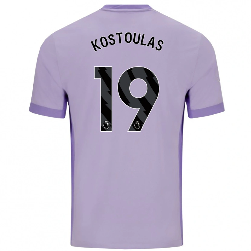 Danxen Damen Charalampos Kostoulas #19 Taro Lila Weiß Auswärtstrikot Trikot 2025/26 T-Shirt Österreich