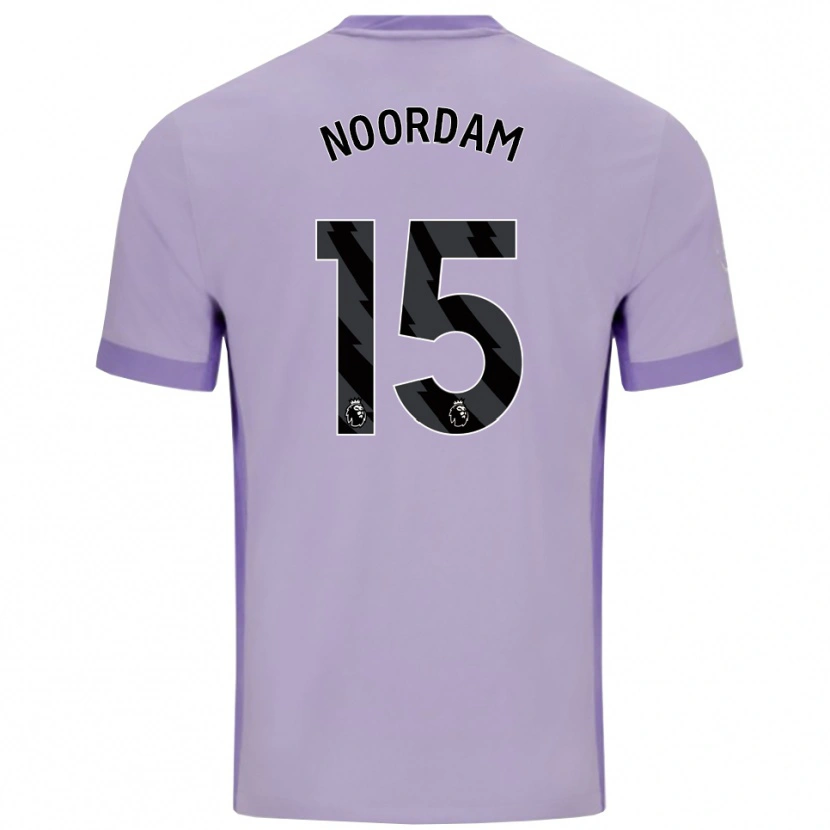 Danxen Damen Nadine Noordam #15 Taro Lila Weiß Auswärtstrikot Trikot 2025/26 T-Shirt Österreich