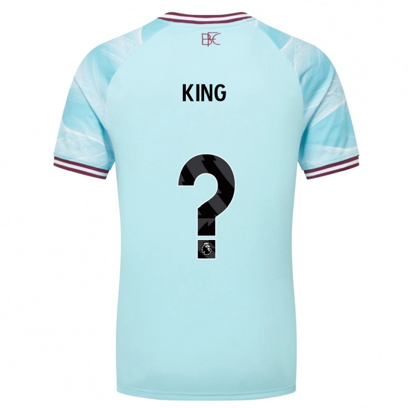 Danxen Damen Corey King #0 Himmelblau Burgunderrot Auswärtstrikot Trikot 2025/26 T-Shirt Österreich