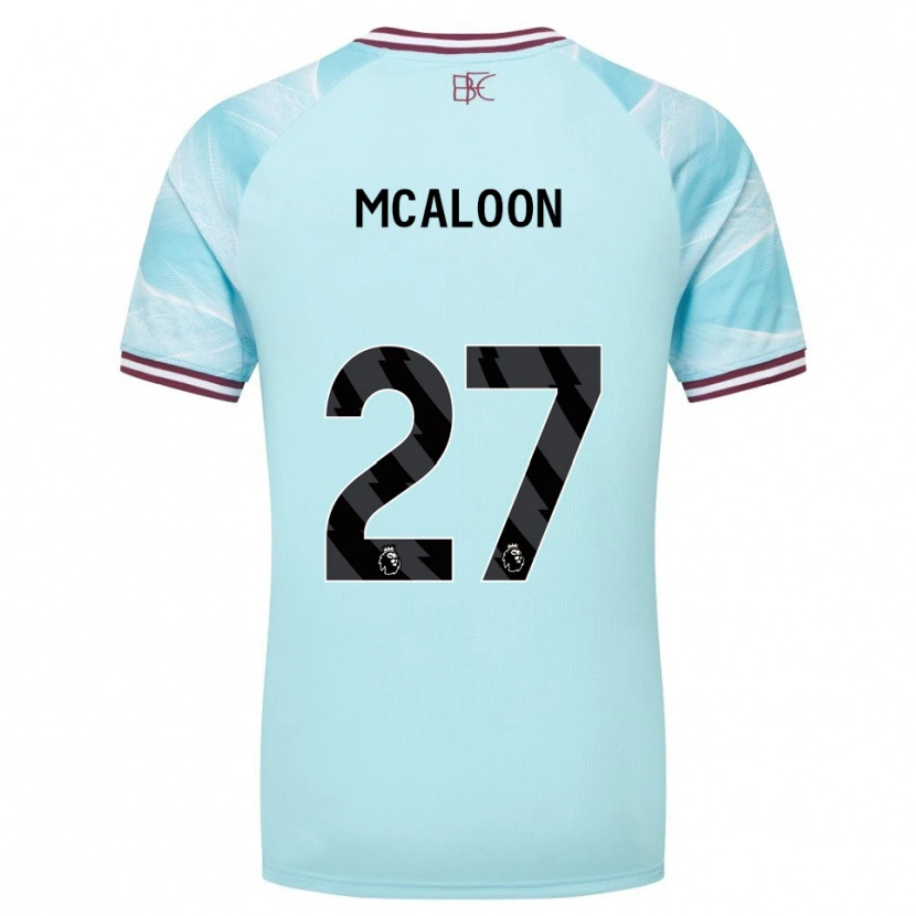 Danxen Damen Naoisha Mcaloon #27 Himmelblau Burgunderrot Auswärtstrikot Trikot 2025/26 T-Shirt Österreich