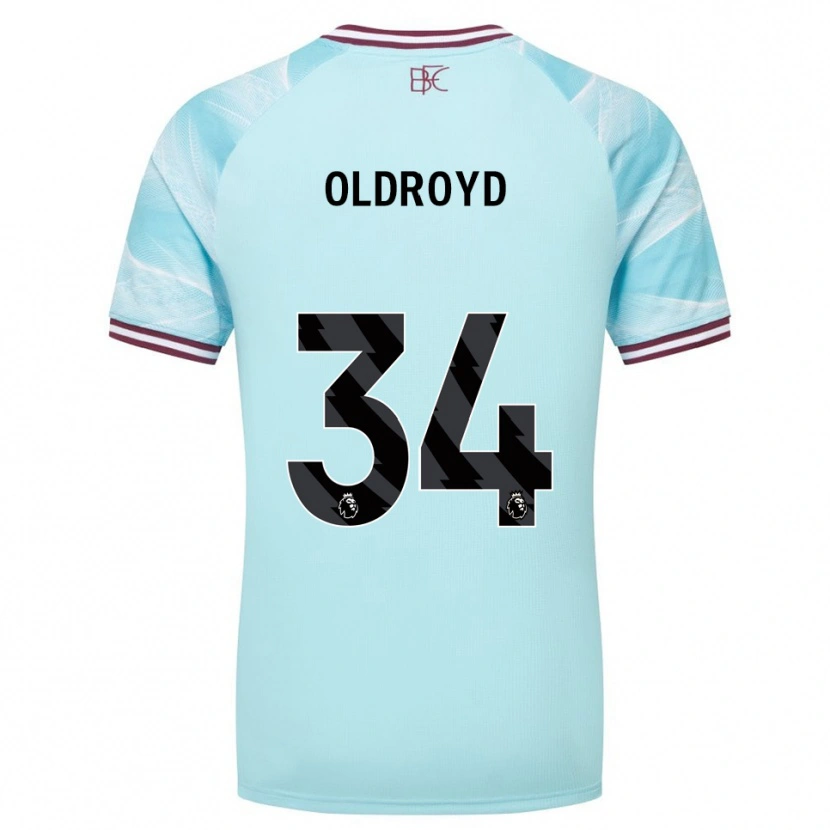 Danxen Damen Amelia Oldroyd #34 Himmelblau Burgunderrot Auswärtstrikot Trikot 2025/26 T-Shirt Österreich