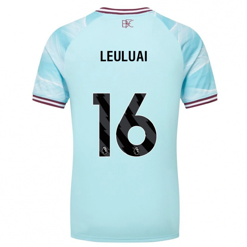 Danxen Damen Marley Leuluai #16 Himmelblau Burgunderrot Auswärtstrikot Trikot 2025/26 T-Shirt Österreich
