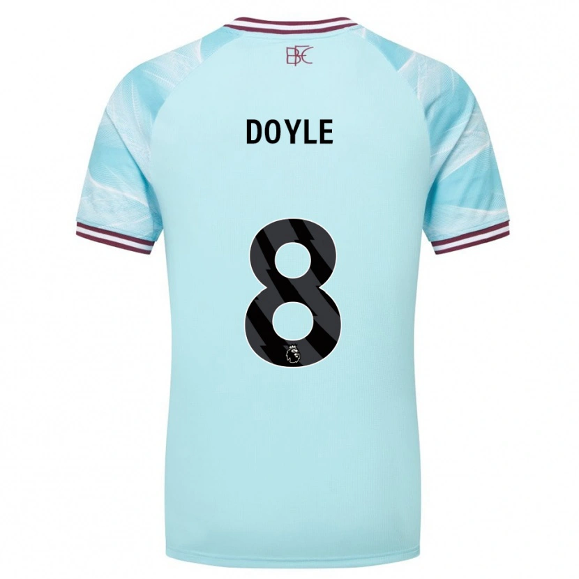 Danxen Damen Emma Doyle #8 Himmelblau Burgunderrot Auswärtstrikot Trikot 2025/26 T-Shirt Österreich