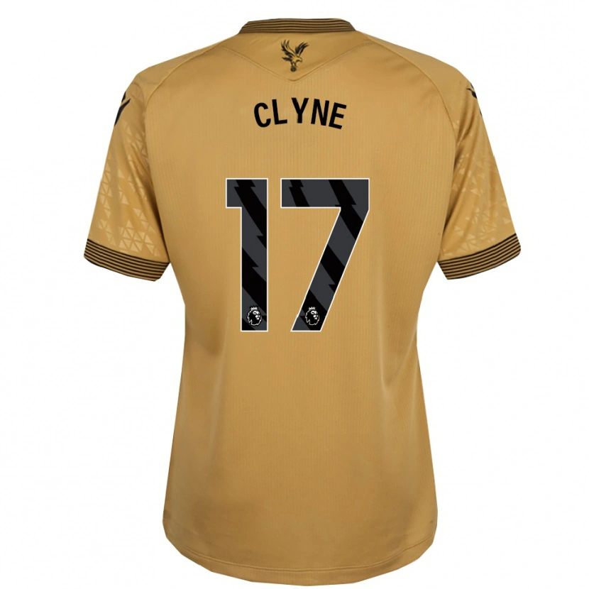 Danxen Damen Nathaniel Clyne #17 Gold Schwarz Auswärtstrikot Trikot 2025/26 T-Shirt Österreich