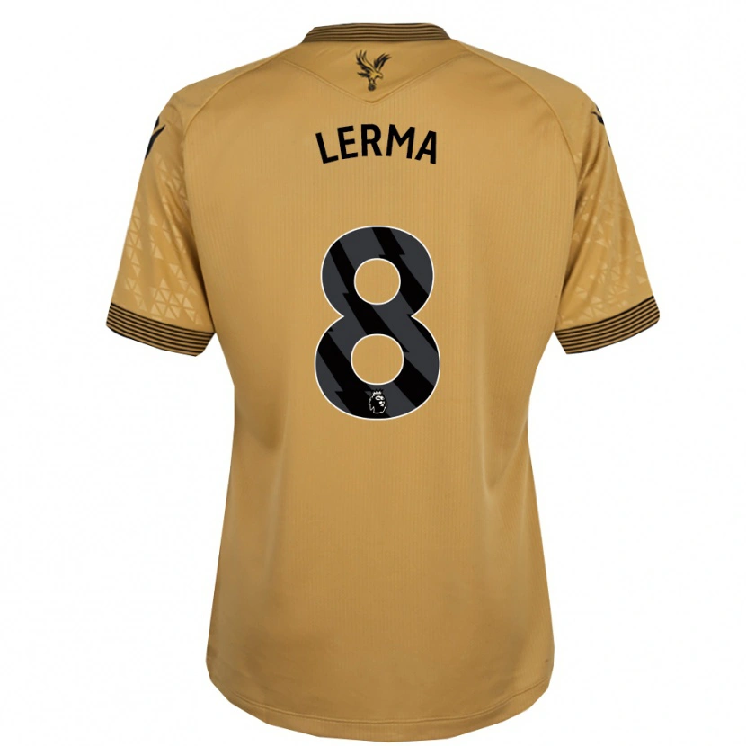 Danxen Damen Jefferson Lerma #8 Gold Schwarz Auswärtstrikot Trikot 2025/26 T-Shirt Österreich