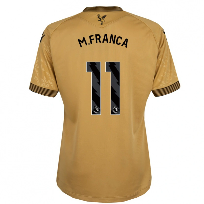 Danxen Damen Matheus França #11 Gold Schwarz Auswärtstrikot Trikot 2025/26 T-Shirt Österreich