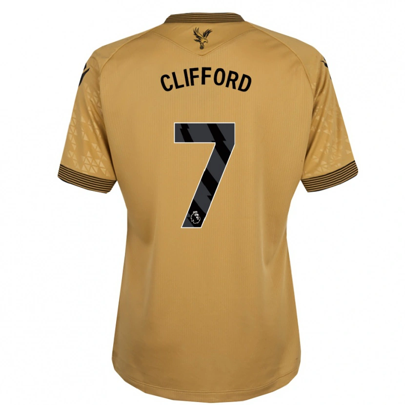 Danxen Damen Charley Clifford #7 Gold Schwarz Auswärtstrikot Trikot 2025/26 T-Shirt Österreich