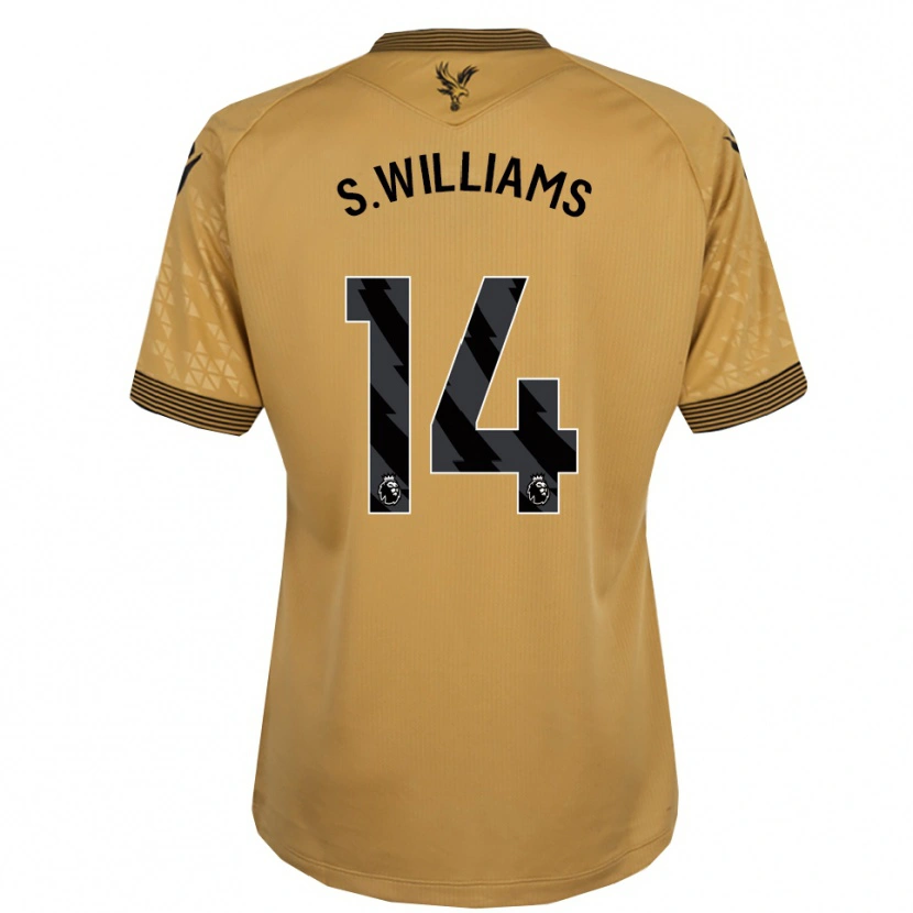 Danxen Damen Seb Williams #14 Gold Schwarz Auswärtstrikot Trikot 2025/26 T-Shirt Österreich