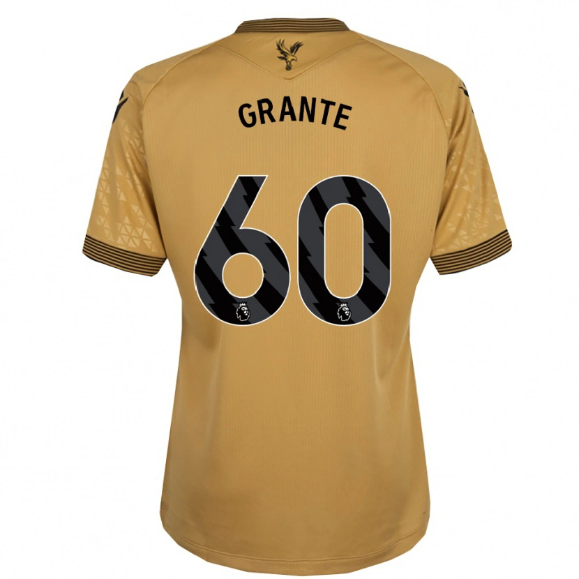 Danxen Damen Jake Grante #60 Gold Schwarz Auswärtstrikot Trikot 2025/26 T-Shirt Österreich