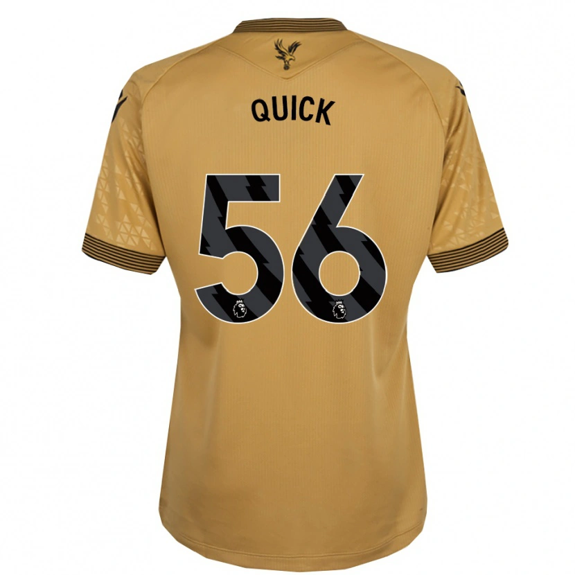 Danxen Damen Daniel Quick #56 Gold Schwarz Auswärtstrikot Trikot 2025/26 T-Shirt Österreich