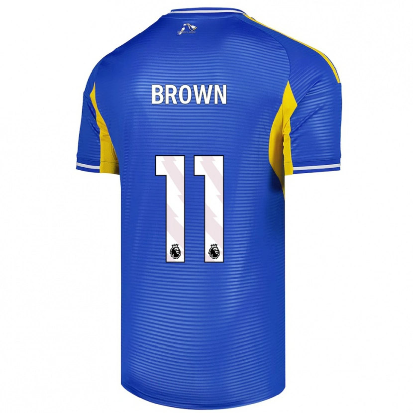 Danxen Damen Abbie Brown #11 Blau Gelb Auswärtstrikot Trikot 2025/26 T-Shirt Österreich
