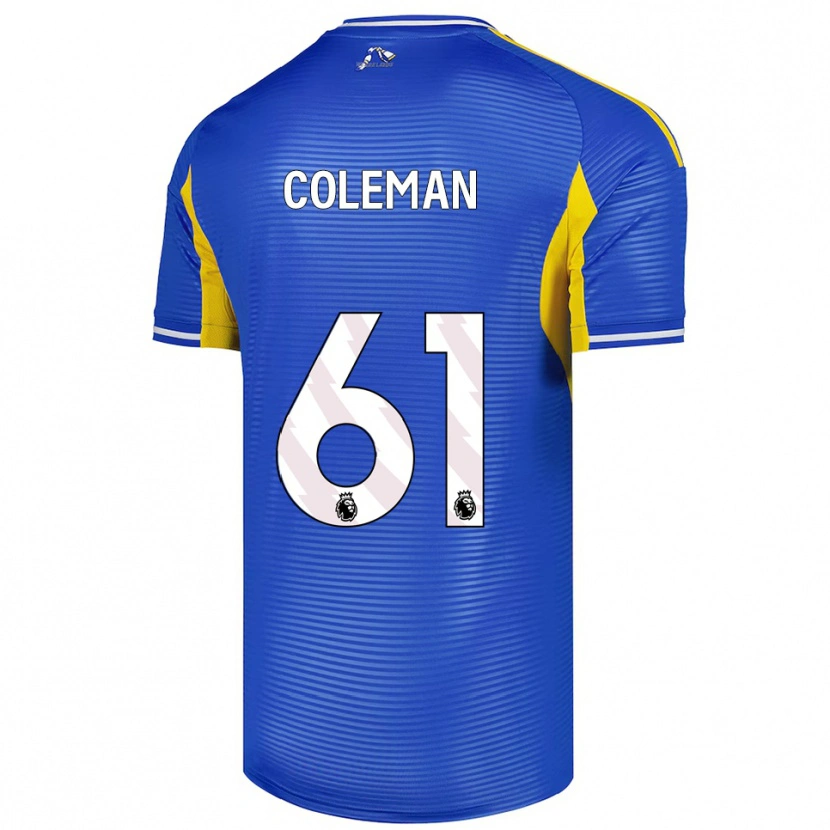 Danxen Damen Cian Coleman #61 Blau Gelb Auswärtstrikot Trikot 2025/26 T-Shirt Österreich