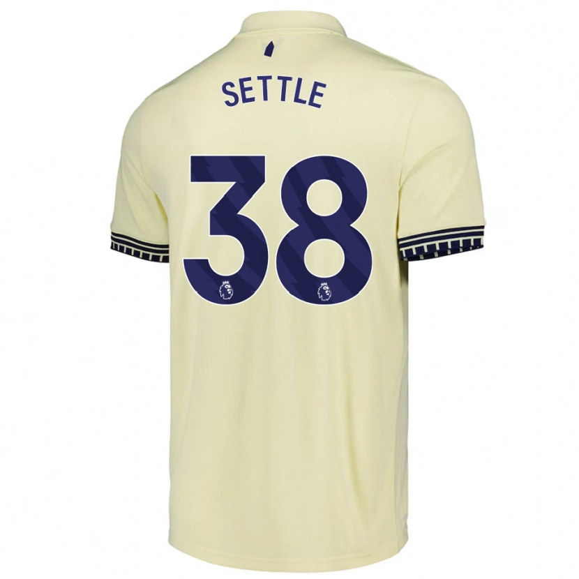 Danxen Damen Macy Settle #38 Creme Weiß Schwarz Auswärtstrikot Trikot 2025/26 T-Shirt Österreich