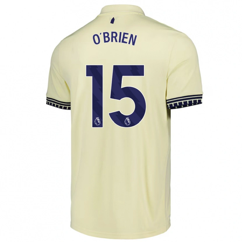 Danxen Damen Jake O'brien #15 Creme Weiß Schwarz Auswärtstrikot Trikot 2025/26 T-Shirt Österreich